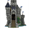 European Medieval Castle Black Falcon Knight's Castle Model MOC Building Block Model Kit Birthday Gift Toy 31120