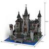 MOC Modular Medieval Castle Building Block Set Street View The Architecture Of the Movie Lunatic Asylum Bricks Toys Collection