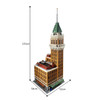MOC Classic Architecture Tribune Tower Skyscraper Model Building Blocks Street view building house Bricks Toy Kids collect Gift