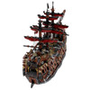 Gobricks MOC Imperial Warships The Ruined Kings Model Building Blocks Classic Pirate Ship diy Bricks Toy Childrens Birthday Gift