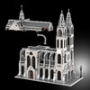 MOC Classical Model Gothic Church Building Blocks Set Famous Castle Architecture Retro Medieval Cathedral Collection Bricks Toy