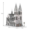 MOC Classical Model Gothic Church Building Blocks Set Famous Castle Architecture Retro Medieval Cathedral Collection Bricks Toy