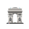 Gobricks MOC France Famous Arc De Triomphe Bricks World Building Arc De Triomphe Building Blocks City Street View Kids Toys Gift