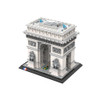 Gobricks MOC France Famous Arc De Triomphe Bricks World Building Arc De Triomphe Building Blocks City Street View Kids Toys Gift