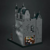 MOC Gothic Architecture Bloodborneeds The streets of Yharnam Building Blocks for Game Black Maze Castle Bricks Toy Children Gift