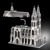 BuildMoc Famous Castle Architecture Gothic Church Building Blocks Set Ring Retro Medieval Cathedral Collection Bricks Toy Gifts