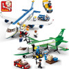 City Cargo Aircraft Plane Storage Airport Airbus Airplane Avion Technical Creative Building Blocks Educational Toys for Children City Cargo Aircraft Plane Storage Airport Airbus Airplane Avion Technical Creative Building Blocks Educational Toys for Children