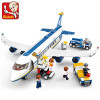 City Cargo Aircraft Plane Storage Airport Airbus Airplane Avion Technical Creative Building Blocks Educational Toys for Children City Cargo Aircraft Plane Storage Airport Airbus Airplane Avion Technical Creative Building Blocks Educational Toys for Children