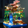 Ancient Architecture Peach Blossom Pond Castle Girl Model Building Block Assembly High difficulty Children's Toy