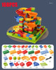 168-336PCS Marble Race Run Blocks Maze Ball Track Building Blocks Plastic Funnel Slide Assemble DIY Bricks Kids Christmas Gift
