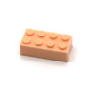 40pcs DIY Building Blocks Thick Figures Bricks 2x4 Dots Educational Creative Size Compatible With 3001 Plastic Toys for Children