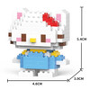 Anime Anime Blocks Kuromi My Melody Cinnamoroll Mouse Building Blocks Doll Toy Kids Birthday Gift