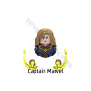 The Captain Carol Skrull Danvers Mar Vell Ronan Accuser Nick Fury Model Blocks MOC Bricks Set Gifts Toys For Children X0226