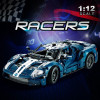 2023 Technical MOC 42154 Forded GT Muscle Sports Car Building Block Model Racing Vehicle Assemble Toy Bricks for Kids Adult Gift