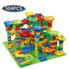 Marble Race Run Block Small Size Building Blocks Maze Ball Funnel Slide Blocks DIY Creative Bricks Assemble Toys Bulk Model Toys