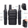 ETEVIS Walkie Talkie 4 Pieces PMR 446 VOX Two-way Radio RT19/RT619 Transceiver Comunicador for Hunting Fishing Hotel Restaurant