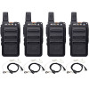 ETEVIS Walkie Talkie 4 Pieces PMR 446 VOX Two-way Radio RT19/RT619 Transceiver Comunicador for Hunting Fishing Hotel Restaurant