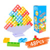 48PCS Tetra Tower Fun Balance Stacking Building Blocks Board Game for Kids Adults Friends Team Dorm Family Game Kid Desktop Toys