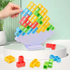 48PCS Tetra Tower Fun Balance Stacking Building Blocks Board Game for Kids Adults Friends Team Dorm Family Game Kid Desktop Toys