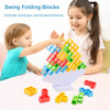 48PCS Tetra Tower Fun Balance Stacking Building Blocks Board Game for Kids Adults Friends Team Dorm Family Game Kid Desktop Toys