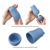 1Set Montessori Nesting Doll Toy Russian Matryoshka Doll Educational Toys for Children Silicone Stacking Blocks Doll BPA Free
