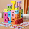 3D Digital Puzzle Number Building Block Set for Baby Montessori Stacking Toy Developmental Learning Gift for Kids