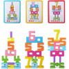 3D Digital Puzzle Number Building Block Set for Baby Montessori Stacking Toy Developmental Learning Gift for Kids