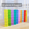 Acryliic Rainbow Blocks Cubes Gem Blocks Toys For Kids Transmission Cubes Stacking Early Educational Toys For Children