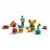 1600pcs/set Rainbowcolor Cube Building Blocks Constructor Designer Stacking Blocks Model Educational Children Toys Birthday Gift