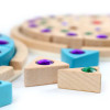 Wooden Gem Blocks Rainbow Stacking Toys Bricks Blocks Kids Creative Game Blocks Montessori Educational Toys for Children