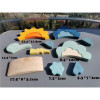 Wooden Building Stacking Rainbow Blocks Creative Weather Cloud Snow Sun Droplet for Kids Educational Toy