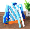 Wooden Stacked Stone Balanced Toy Montessori Education Block Game Nordic Style Blue &white Whale Diving Wooden Toy