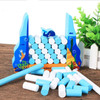 Wooden Stacked Stone Balanced Toy Montessori Education Block Game Nordic Style Blue &white Whale Diving Wooden Toy