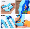 Wooden Stacked Stone Balanced Toy Montessori Education Block Game Nordic Style Blue &white Whale Diving Wooden Toy