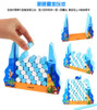 Wooden Stacked Stone Balanced Toy Montessori Education Block Game Nordic Style Blue &white Whale Diving Wooden Toy