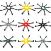 MOC Technical Self-Locking Bricks Spring Soft Hard Parts Building Blocks Shock Absorber Accessories Spring 76138 76537 79717c01