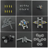 Self-Locking Technical Accessories Building Blocks MOC Soft Hard Spring High-Tech Part Educational Bricks 61927 61903 3649 4282