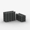 City Trains Flexible Tracks Soft 100PCS Straight Curved Rails Switch Building Block Creative Models Railways Toys For Kids 53401