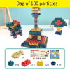 100 Blocks Puzzle Set 4-6 Years Old Baby Toys Soft Glue Large Particles Assembled Boys And Girls Puzzle