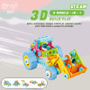 Creative Soft Building Blocks Screw Steam Engineering Bricks Puzzle Educational Science Learning Toys For Children Diy Assembly