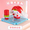 Sanrio Soft Cute Cartoon Pochacco Building Block Boxing Gym Model Exquisite Toy Assembly Small Particle Decorative Gift