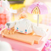 Sanrio Soft Cute Cartoon Pochacco Building Block Boxing Gym Model Exquisite Toy Assembly Small Particle Decorative Gift