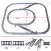 City Trains Train Track Rail Bricks Model Toy Soft Track Cruved Straight For Kids Gift Compatible All Brands Flexible Railway