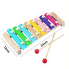 Hot Kids Montessori Wooden Toys Macaron Blocks Learning Toy Baby Music Rattles Graphic Colorful Wooden Blocks Educational Toy