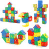 3D Puzzle Games Cubes Toys For Children Wooden DIY Building Blocks Jigsaw Educational Toy Interactive Toys For Kids