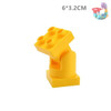 Big Building Blocks Marble Race Run Track Dinosaur Part Compatible Large Brick Rolling Ball Chute Funnel Kids Gift Maze Toy