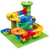 DIY Creative Bricks Assemble Toys Marble Race Run Block Small Size Building Blocks Maze Ball Funnel Slide Blocks Bulk Model Toys