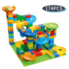 DIY Creative Bricks Assemble Toys Marble Race Run Block Small Size Building Blocks Maze Ball Funnel Slide Blocks Bulk Model Toys