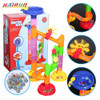 29pcs Runway Maze Balls Track Building Blocks Toys Funnel Slide Bricks For Children Labyrint Rolling Ball Educational Toys
