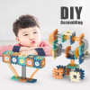 Marble Run Race Track Building Blocks Toys For Kids Labyrint Rolling Ball Funnel Slide Bricks Education Construct Toys Maze STEM
